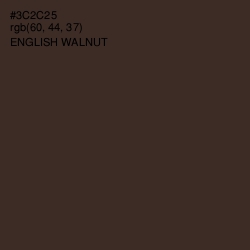 #3C2C25 - English Walnut Color Image