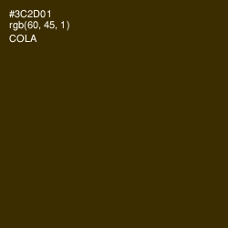 #3C2D01 - Cola Color Image