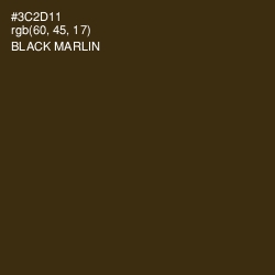 #3C2D11 - Black Marlin Color Image