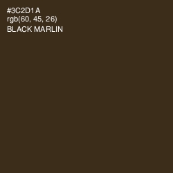 #3C2D1A - Black Marlin Color Image