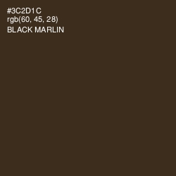 #3C2D1C - Black Marlin Color Image