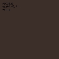 #3C2E29 - English Walnut Color Image