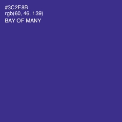 #3C2E8B - Bay of Many Color Image