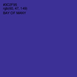 #3C2F95 - Bay of Many Color Image