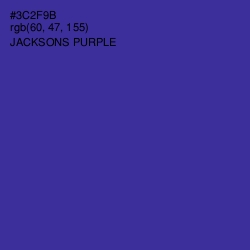 #3C2F9B - Jacksons Purple Color Image