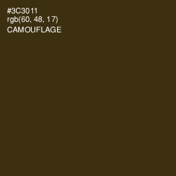 #3C3011 - Camouflage Color Image
