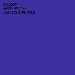 #3C309F - Jacksons Purple Color Image