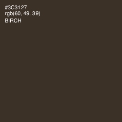 #3C3127 - Birch Color Image