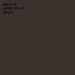 #3C312F - Birch Color Image