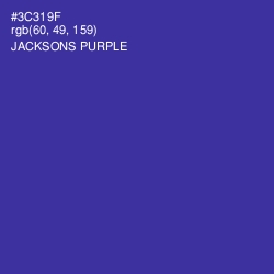 #3C319F - Jacksons Purple Color Image