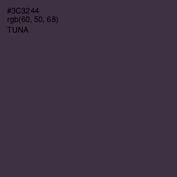 #3C3244 - Tuna Color Image