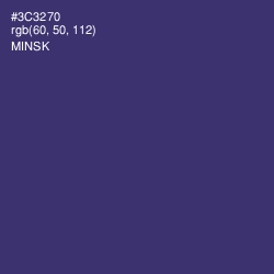 #3C3270 - Minsk Color Image