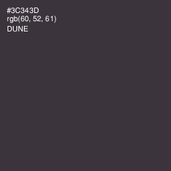 #3C343D - Dune Color Image