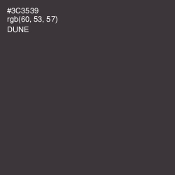 #3C3539 - Dune Color Image