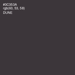 #3C353A - Dune Color Image