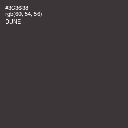 #3C3638 - Dune Color Image