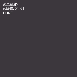 #3C363D - Dune Color Image
