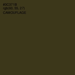 #3C371B - Camouflage Color Image