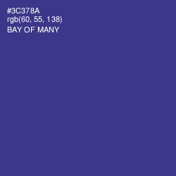 #3C378A - Bay of Many Color Image