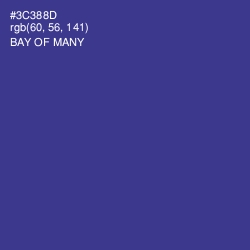 #3C388D - Bay of Many Color Image