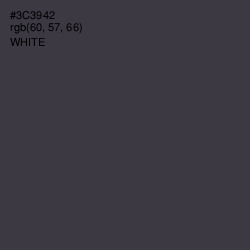 #3C3942 - Ship Gray Color Image