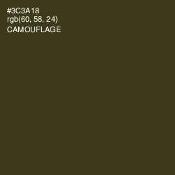 #3C3A18 - Camouflage Color Image