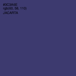 #3C3A6E - Jacarta Color Image