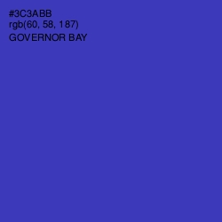 #3C3ABB - Governor Bay Color Image