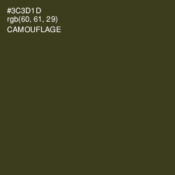 #3C3D1D - Camouflage Color Image