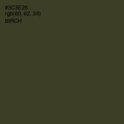 #3C3E26 - Birch Color Image