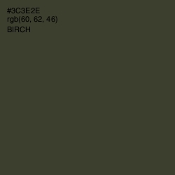 #3C3E2E - Birch Color Image