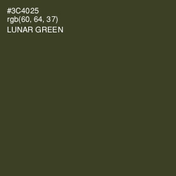 #3C4025 - Lunar Green Color Image