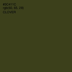 #3C411C - Clover Color Image