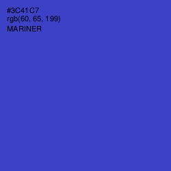 #3C41C7 - Mariner Color Image