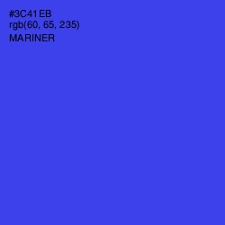 #3C41EB - Mariner Color Image