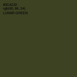 #3C4222 - Lunar Green Color Image