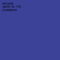 #3C4298 - Chambray Color Image