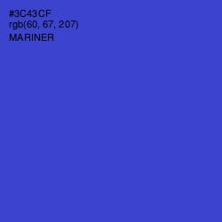 #3C43CF - Mariner Color Image