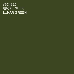 #3C4620 - Lunar Green Color Image