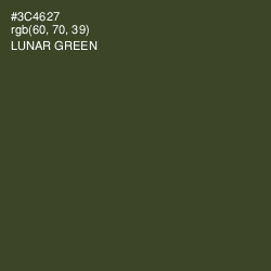 #3C4627 - Lunar Green Color Image