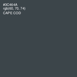 #3C464A - Cape Cod Color Image