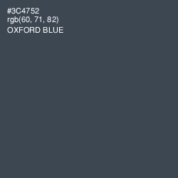 #3C4752 - Oxford Blue Color Image