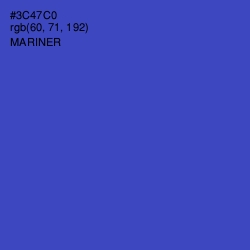 #3C47C0 - Mariner Color Image