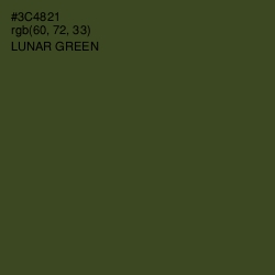 #3C4821 - Lunar Green Color Image