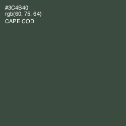 #3C4B40 - Cape Cod Color Image