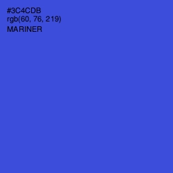 #3C4CDB - Mariner Color Image