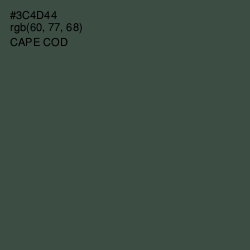 #3C4D44 - Cape Cod Color Image