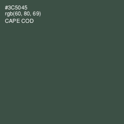 #3C5045 - Cape Cod Color Image