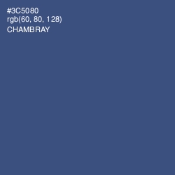 #3C5080 - Chambray Color Image