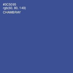 #3C5095 - Chambray Color Image